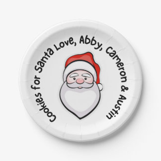 Cookies für Santa Pappteller