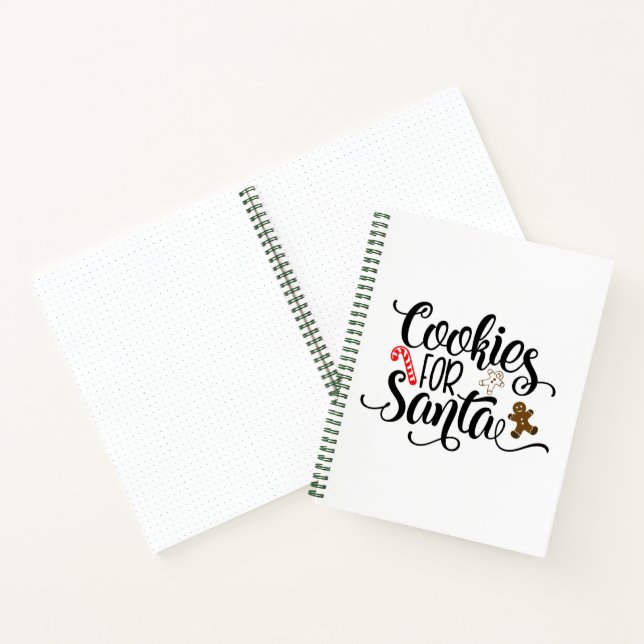 Cookies für Weihnachten Notizbuch (Innenseite)