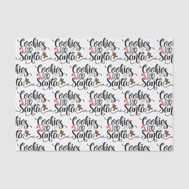 Cookies für Weihnachten Seidenpapier (Vorderseite)
