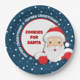 Cookies für Weihnachtsfeiertage-Teller Pappteller