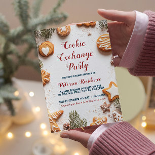 Cookies I Süßigkeiten tauschen Party aus Einladung