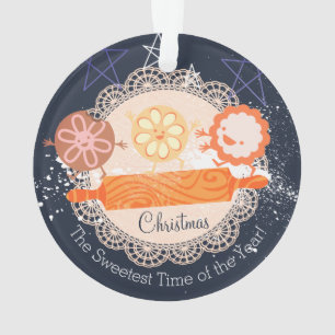 Cookies joués épingle à rouler ornement de Noël