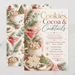 Cookies, Kakao & Cocktail-Einladung Einladung