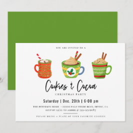 Cookies & Kakaoweihnachtszeit Party Einladung