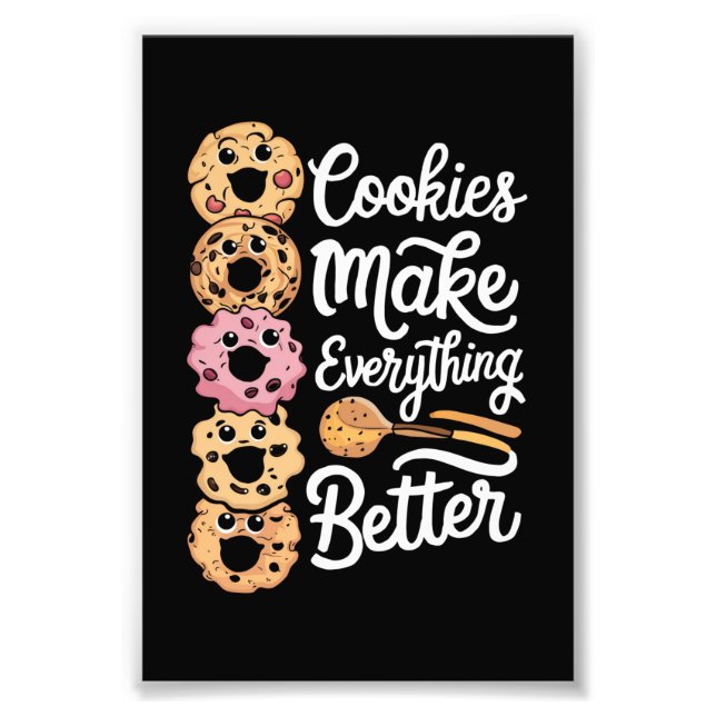 Cookies machen alles besser Weihnachten Fotodruck (Vorne)