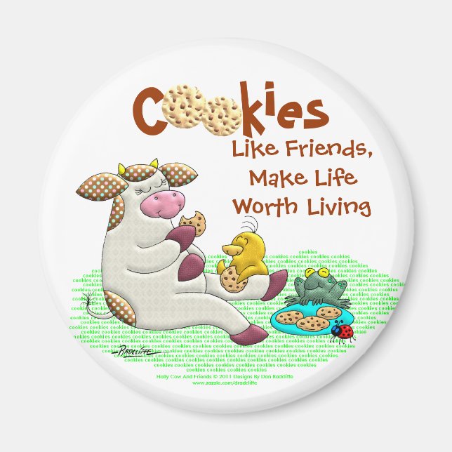 Cookies machen das Leben lebenswert Magnet (Vorne)