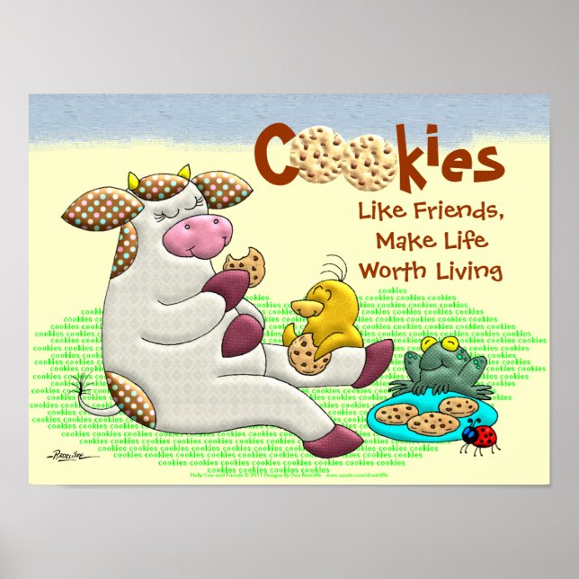 Cookies machen das Leben lebenswert Poster (Vorne)