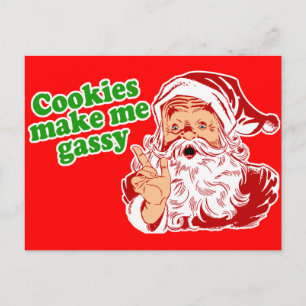 Cookies machen mich gassy postkarte