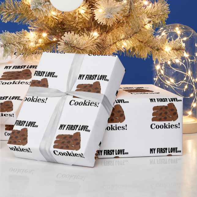 Cookies Meine erste Liebe Cookies Biscuit Geschenkpapier (Feiertage)