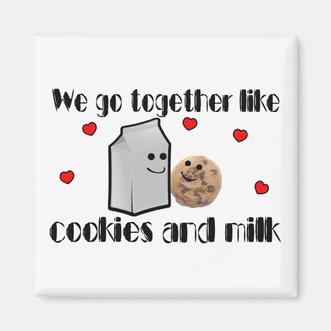 Cookies & Milch Magnet (Vorne)