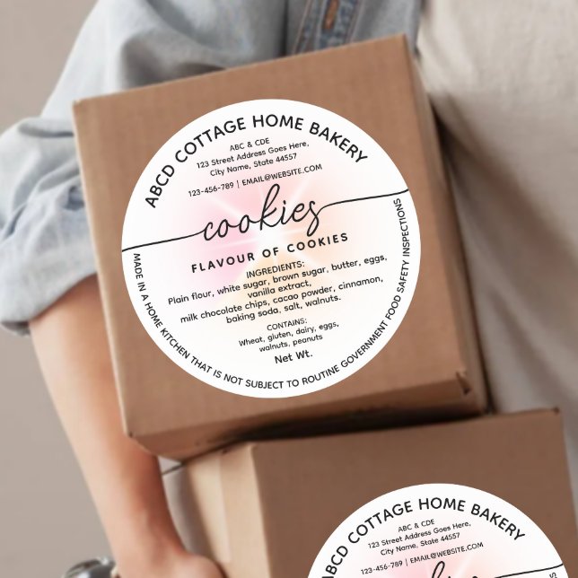 Cookies modernes Cottage Law Étiquette (Créateur téléchargé)