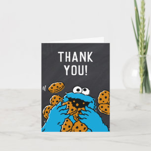 Cookies Monster Anniversaire Chalkboard Merci