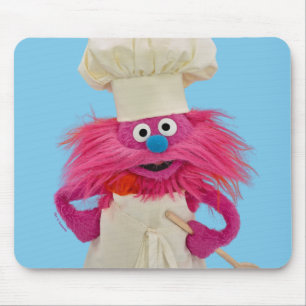 Cookie's Monster Food Truck Gonger posiert Mousepad