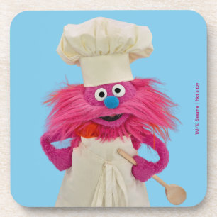 Cookie's Monster Food Truck Gonger Posing Getränkeuntersetzer