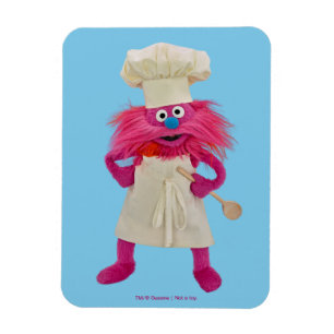 Cookie's Monster Food Truck   Gonger Posing Magnet