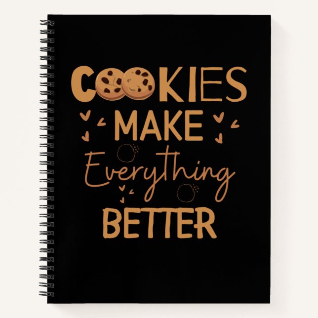 Cookies Notizbuch (Vorderseite)