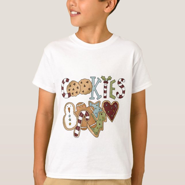 Cookies pour Père Noël Tshirts et cadeaux (Devant)