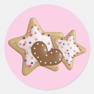 Cookies Runder Aufkleber