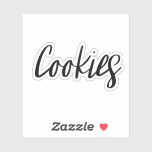 Cookies Speicheraufkleber Aufkleber