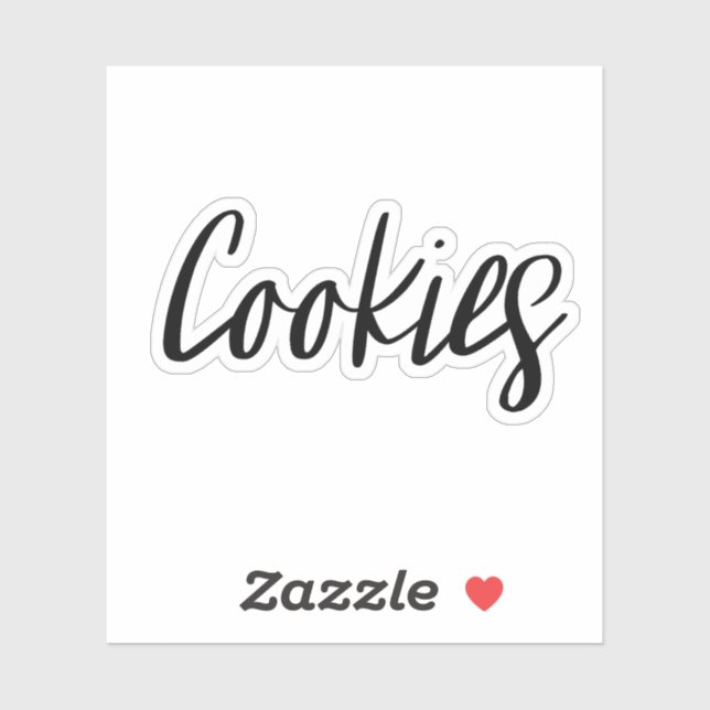 Cookies Speicheraufkleber Aufkleber (Blatt)