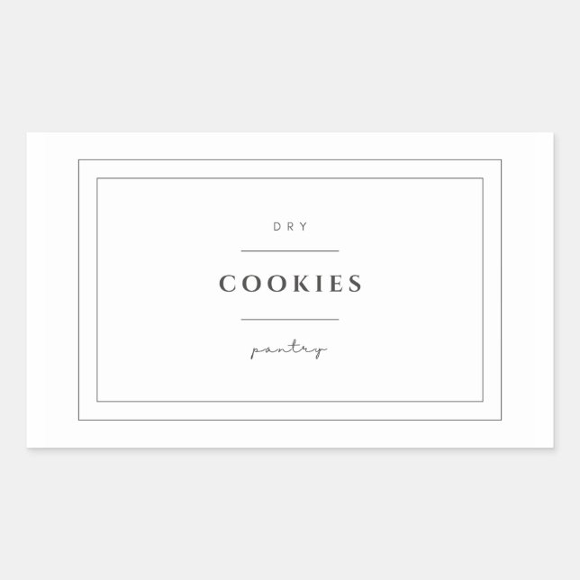Cookies Stickers Étiquette alimentaire (Devant)
