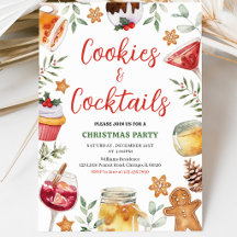 Cookies und Cocktails Weihnachts-Party