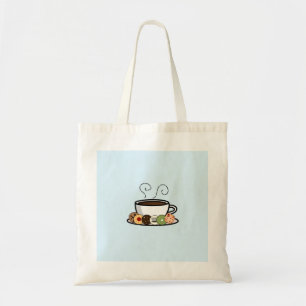 Cookies und Kaffee Tragetasche