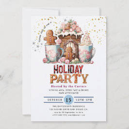 Cookies und Kakaofeier Einladung