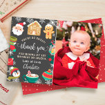 Cookies und Kakaoschnee Weihnachten Geburtstag Fot Dankeskarte<br><div class="desc">Cookies und Kakao Schnee Weihnachten Geburtstag Foto Danke Karte</div>