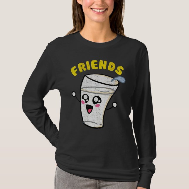 Cookies und Milch - 2 von 2 - Paare - Beste T-Shirt (Vorderseite)
