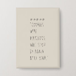 Cookies were delicious button