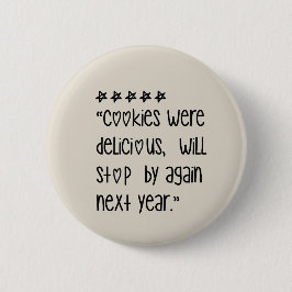 Cookies were delicious button