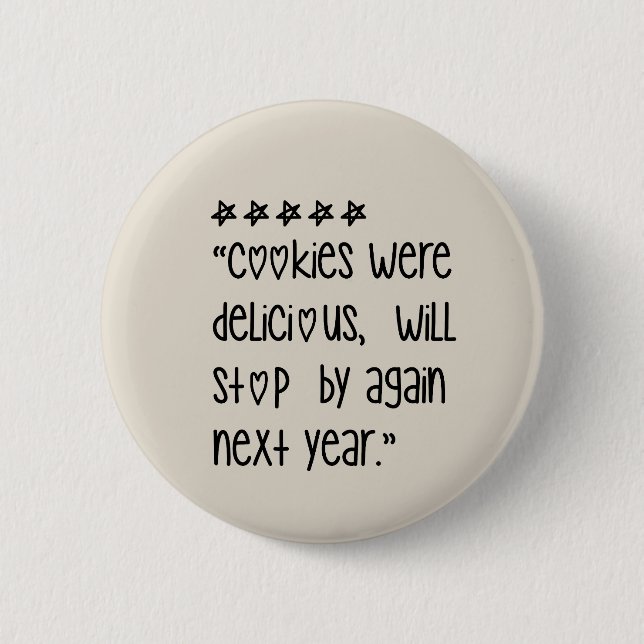 Cookies were delicious button (Vorderseite)