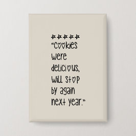 Cookies were delicious button