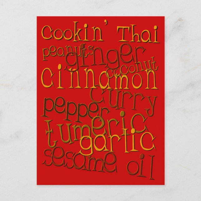 Cookin' Thai Postkarte (Vorderseite)