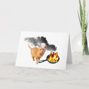 Cooking Cat Koch Card Karte
