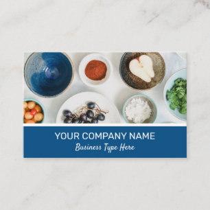 Cooking Catering Food Koch Business Card Visitenkarte
