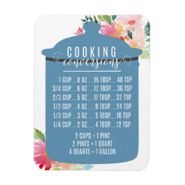 Cooking Converting Chart | Blue Jar Magnet