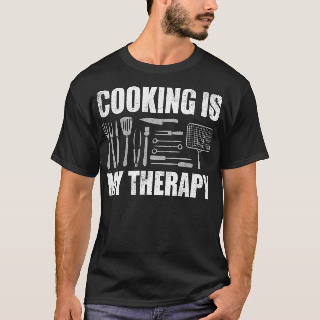 Cooking Cook Koch Food Grill Küche Pan Geschenk do T-Shirt (Vorderseite)