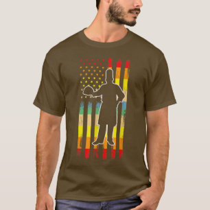 Cooking gefärbte Krawatte Amerikanische Flagge Koc T-Shirt