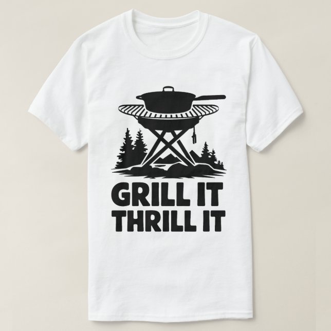 Cooking Grillabenteuer Design T-Shirt (Design vorne)