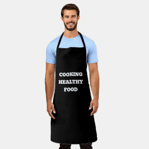 Cooking healthy food schürze