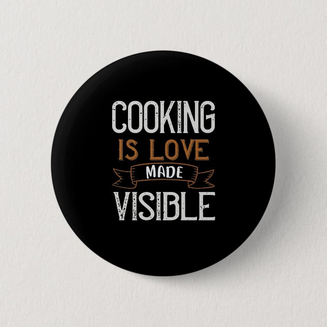 Cooking Is Love Made Vue Button (Vorderseite)