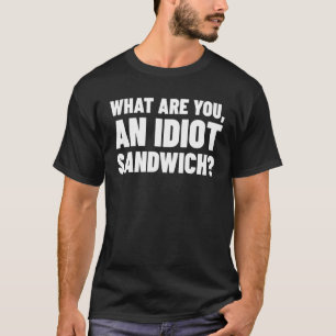 Cooking Meme Geschenke & Funny Idiot Sandwich T-Shirt