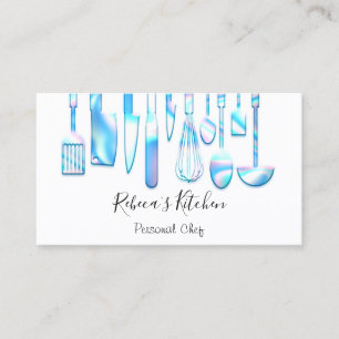 Cooking Personal Koch Restaurant Blue Catering Visitenkarte