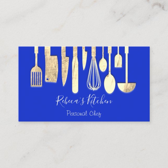 Cooking Personal Koch Restaurant Catering Royal Visitenkarte (Vorderseite)