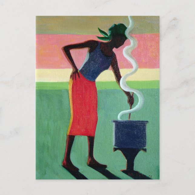 Cooking Rice 2001 Postkarte (Vorderseite)