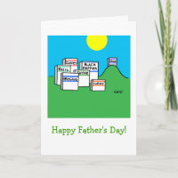 Cooking Theme Humorous Fathers Day Spices Cartoon