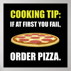 Cooking Tipp Pizza Poster