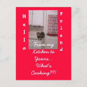 Cooking-up Fun Postcard. Postkarte